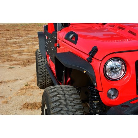 DV8 OFFROAD JEEP JK SLIM FENDERS FRONT AND REAR 07-18 WRANGLER JK FENDB-06